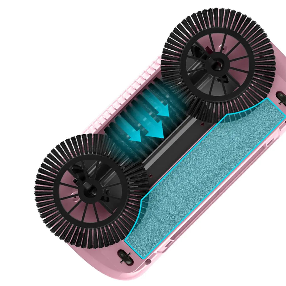 Push Sweeper for Home with Mop and Dustpan Combo