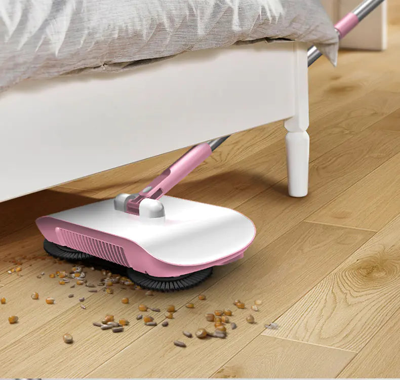 Push Sweeper for Home with Mop and Dustpan Combo